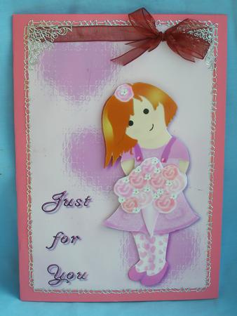 Little Girl with Bouquet by Susan Smith