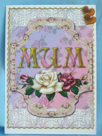 Mum with Lace and Rose by Susan Smith