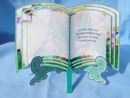 Easter Scene Bookatrix Card by Susan Smith
