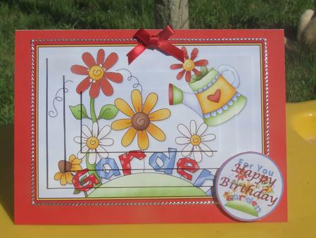 In My Mums Garden Pyramid Sheet by Susan Smith