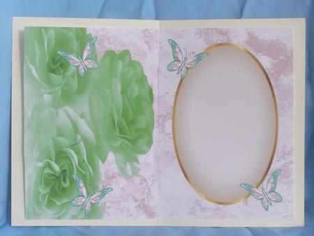 Wheelbarrow and Butterflies, Insert by Susan Smith
