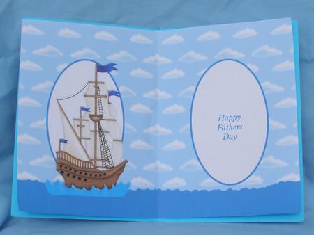 Ships Ahoy Fathers Day Insert by Susan Smith