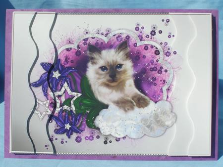 Wavey Cat Stacker by Susan Smith