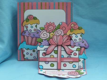 Easel Card Kit - Yummie Birthday by Susan Smith