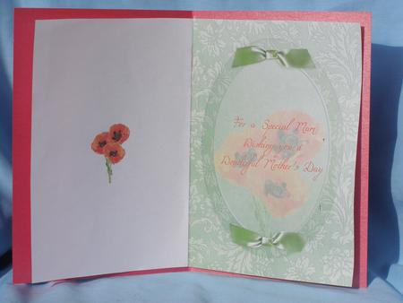 Poppy Trio Insert Mother's Day by Susan Smith
