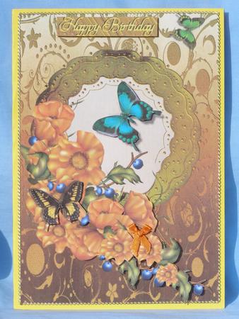 Flowers and Butterfly Birthday by Susan Smith