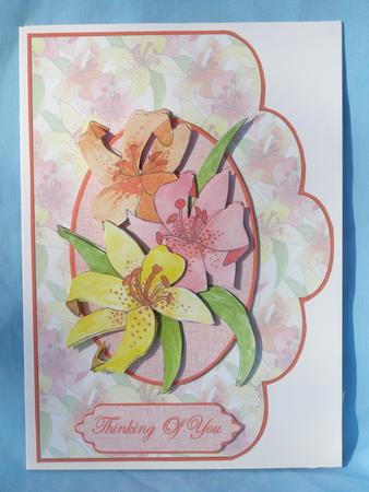 Mixed Floral Scallop Edge by Susan Smith