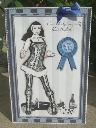 Kinky Nun Bad Habits Birthday Card by Susan Smith
