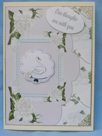 Swan Sympathy Scalloped by Susan Smith