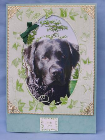 Ebony the Black Labrador Puppy Dog with Sentiments & Tag by Susan Smith