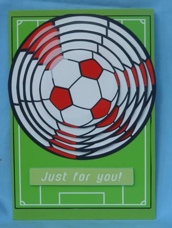 Football Red Pyramid by Susan Smith