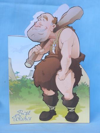 Caveman Dude Shaped. by Susan Smith