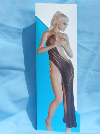 Goddess in Brown Tall Slim Shaped Front Card by Susan Smith