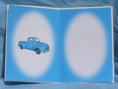 Old Blue Truck Insert by Susan Smith