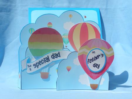 Hot Air Balloons 3D Stand Alone Kit by Susan Smith