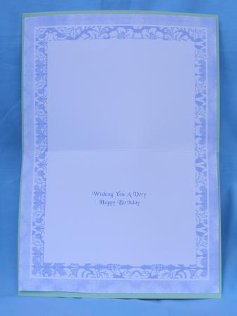 Landscape A5 Insert - Wishing You a Very Happy Birthday With by Susan Smith