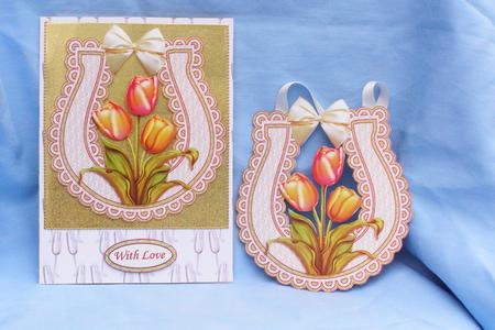 Spring Wedding Horseshoe Toppers by Susan Smith