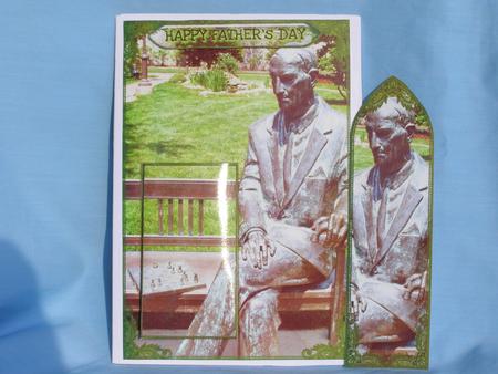 Chess Playing Statue of a Man Keepsake by Susan Smith