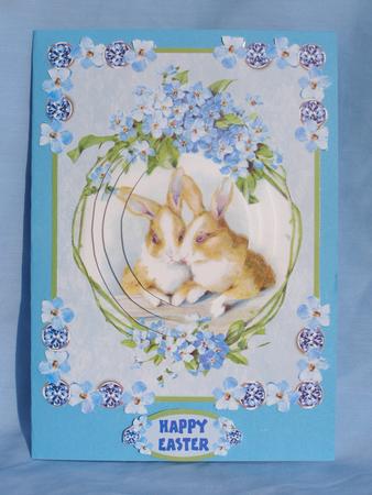 Forget-me-not Bunnies by Susan Smith