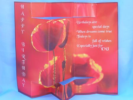 Tri-fold Poppies by Susan Smith