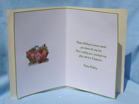 Roses in a Basket Insert by Susan Smith