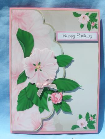 Apple Blossoms -envelope Card by Susan Smith