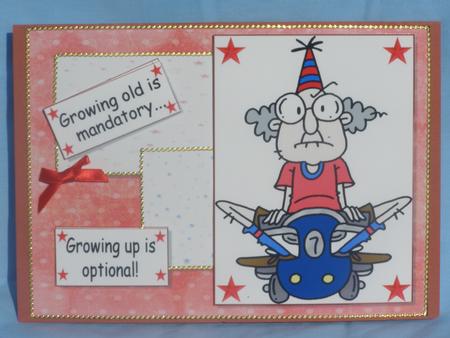 Gus Growing Old is Mandatory Quick Card by Susan Smith