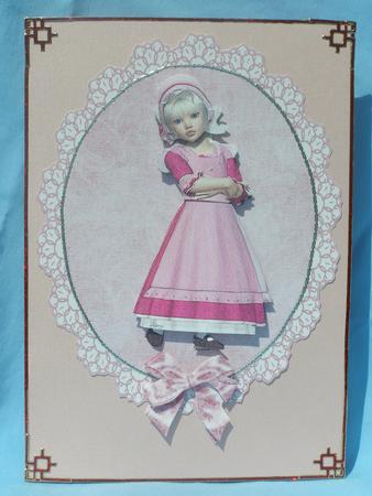 Cute Little Girl in Her Sunday Best by Susan Smith