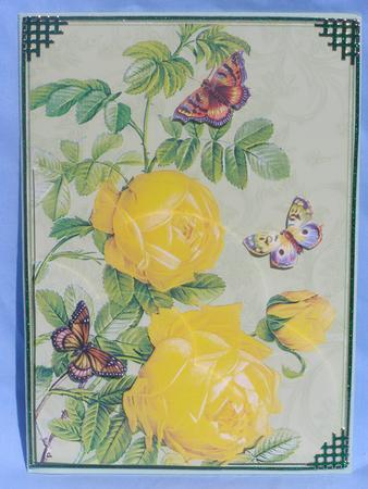 Yellow Roses and Butterflies by Susan Smith