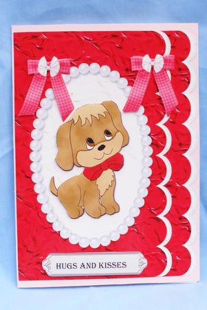 Cute Doggy in Red by Susan Smith