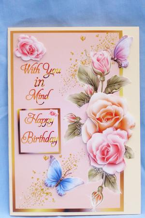 Butterflies with Roses by Susan Smith