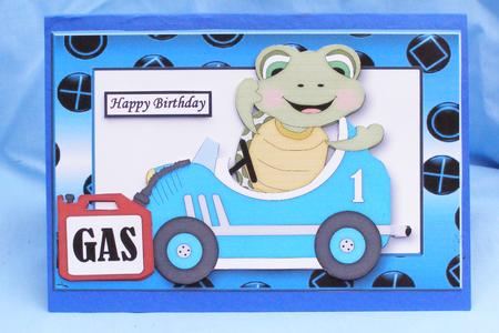 Turtle in a Racing Car by Susan Smith