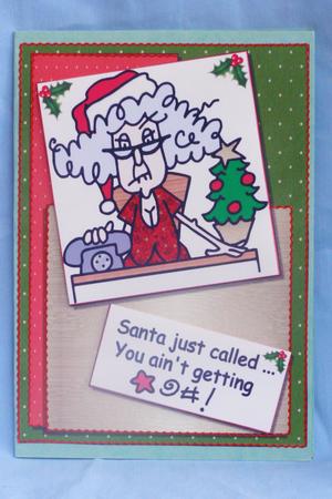 Stella Santa Just Called Quick Topper by Susan Smith