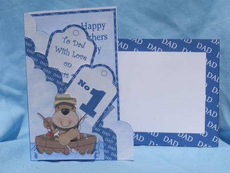 Fishing Bear Fathers Day Pocket Kit by Susan Smith