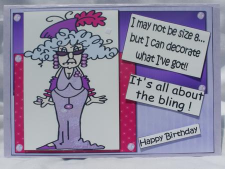 Stella Decorates What She's Got Quick Card by Susan Smith