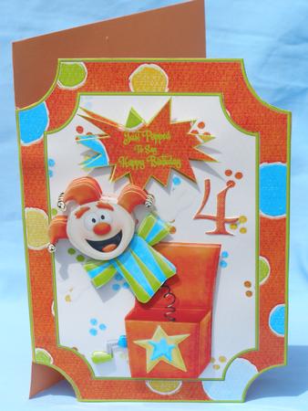 Age 2,3,4 Jack in the Box Decoupage by Susan Smith