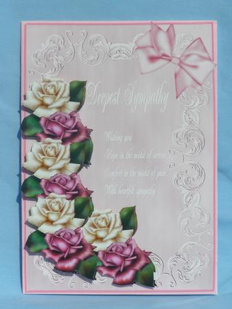Roses Heartfelt Sympathy by Susan Smith