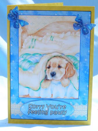 Snuggly Puppy A5 by Susan Smith