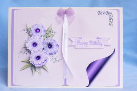 Purple Gerbra's Open Book by Susan Smith
