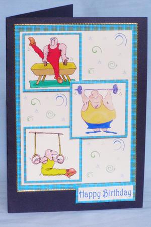 Three Squares Gymnastics (male) by Susan Smith