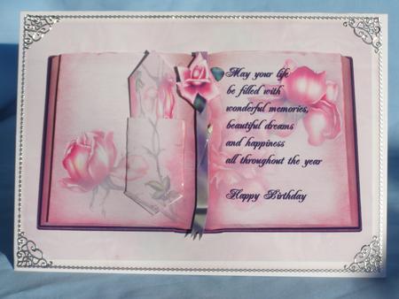 Rose and Bookmark Book by Susan Smith