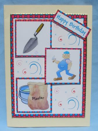 Three Squares Plasterer by Susan Smith