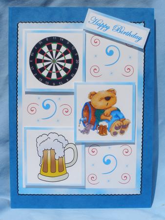 Three Squares - Beer & Darts by Susan Smith