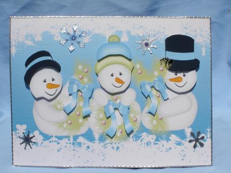 3 Cute Snowmen by Susan Smith