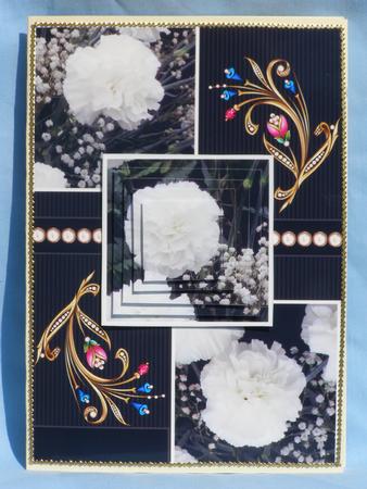 White Carnations by Susan Smith