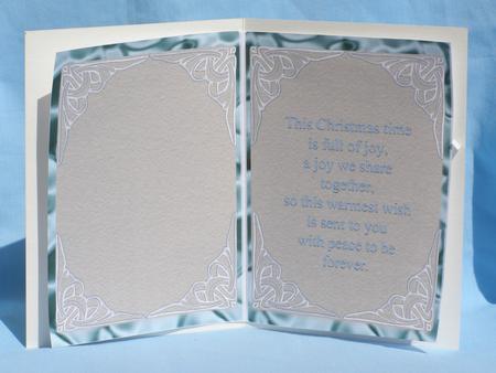 Christmas Insert with Lovely Verse by Susan Smith