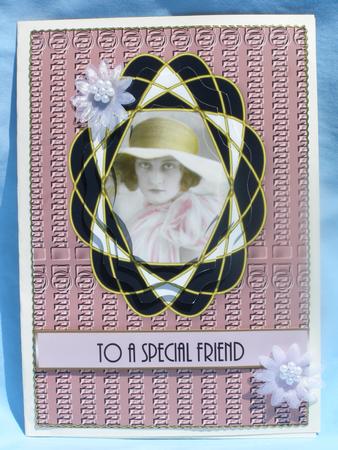 Deco Lady in Frame by Susan Smith