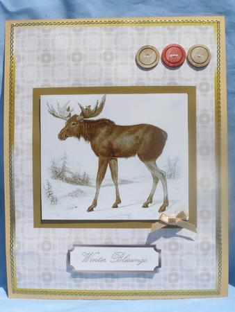 Happy Christmoose Topper by Susan Smith