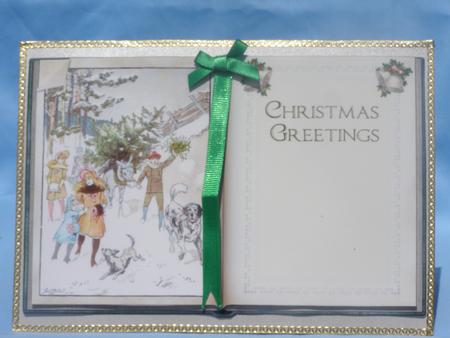 Bringing Home the Christmas Tree Book Card by Susan Smith