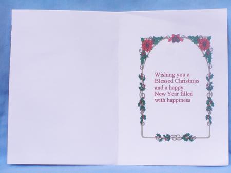 Wishing You, Christmas Insert by Susan Smith